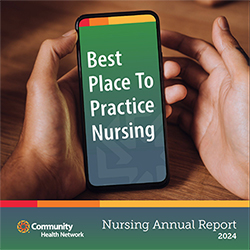 2024 Nursing Annual Report cover: Best Place to Practice Nursing