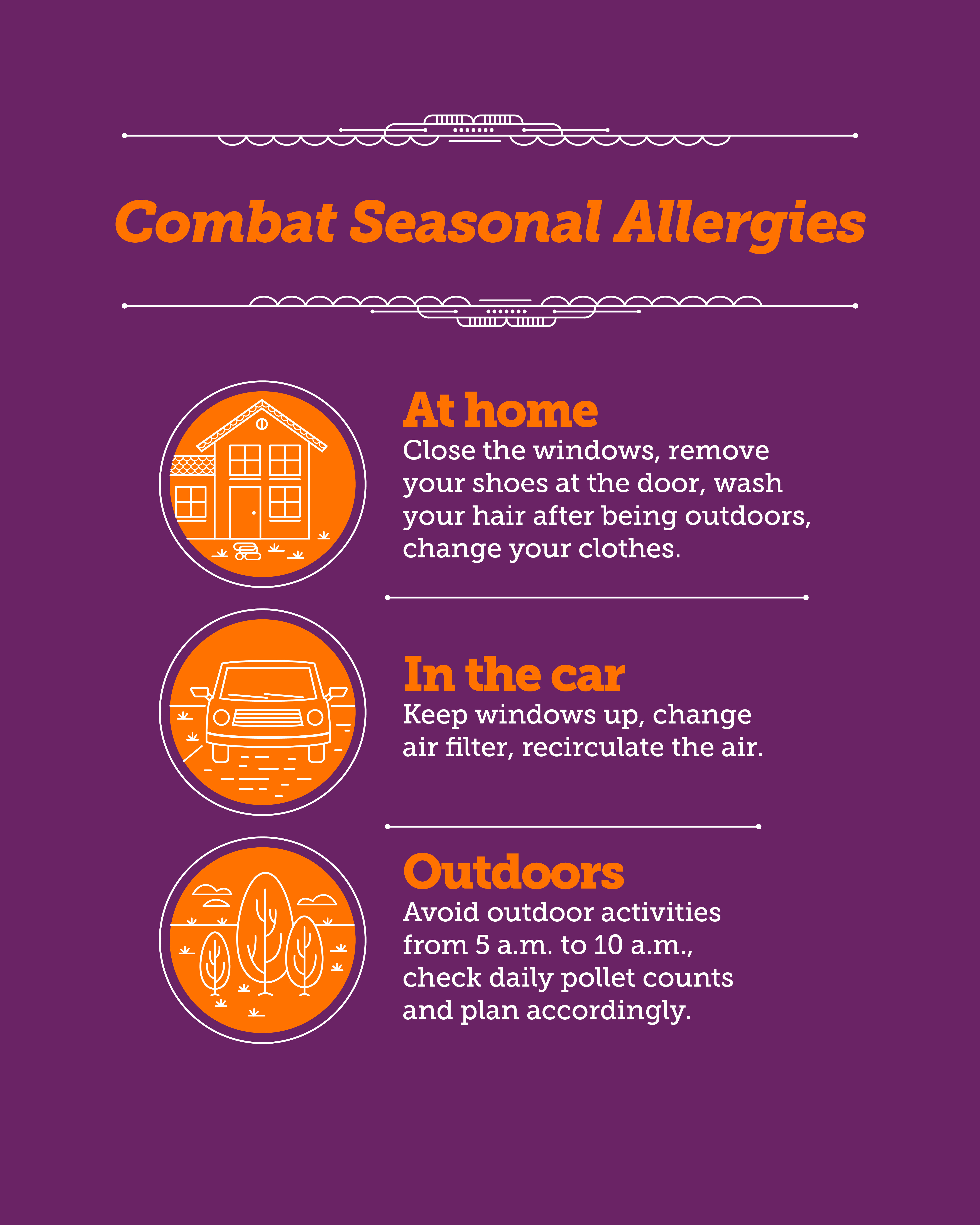 Combat Seasonal Allergies