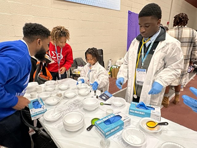 Black Men in White Coats 2023 hands-on demonstration