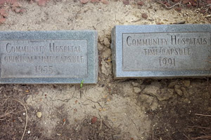 CHE time capsule markers 1955 and 1991