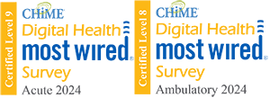 CHIME Digital Health most wired 2024: acute level 9, ambulatory level 8