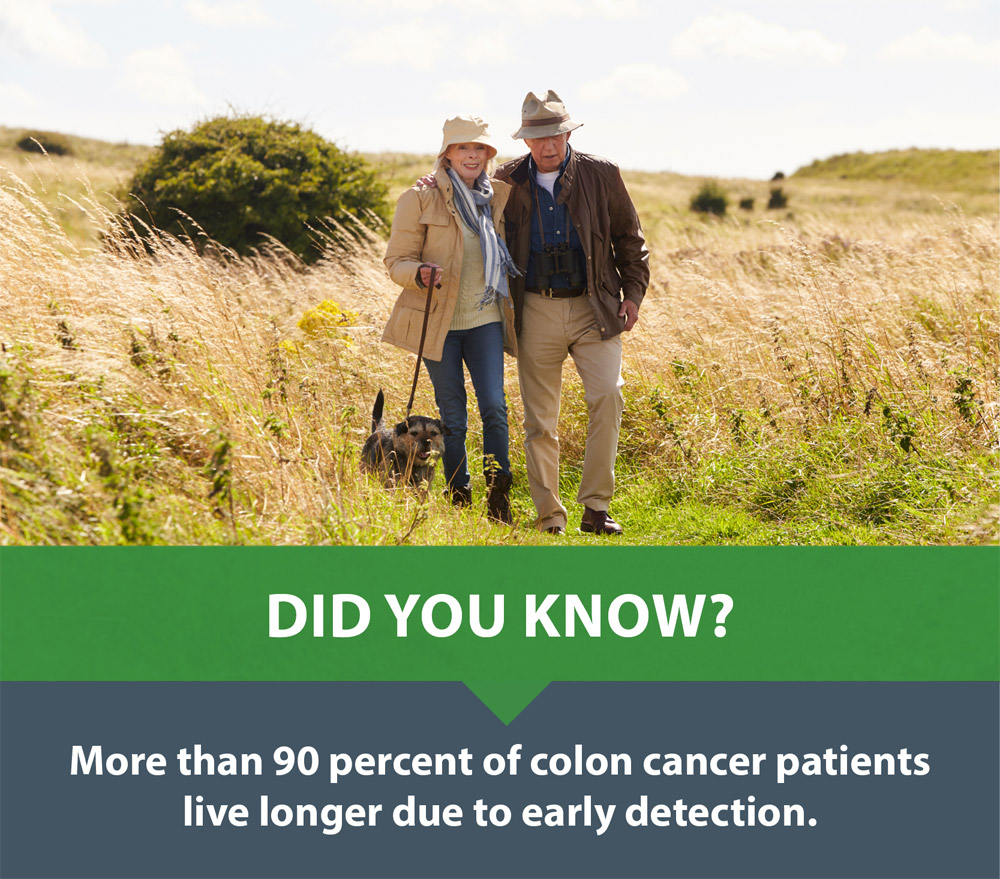 A screening could prevent colon cancer. 