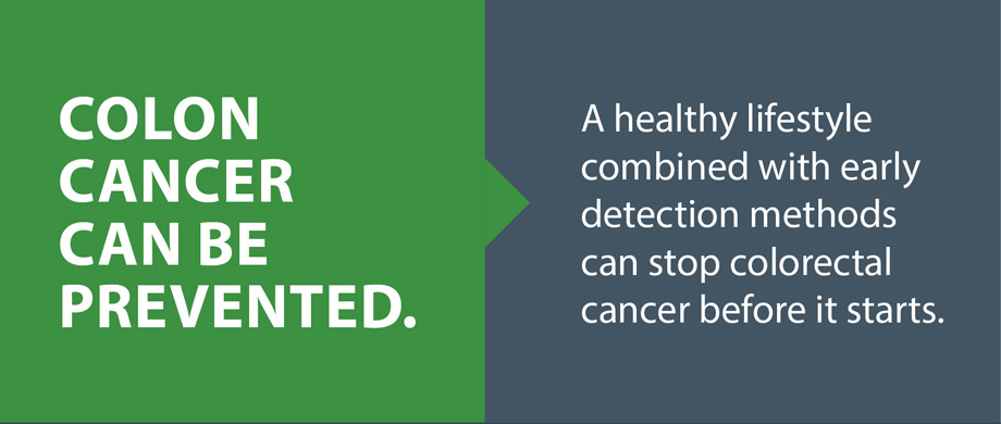 Colon cancer can be prevented