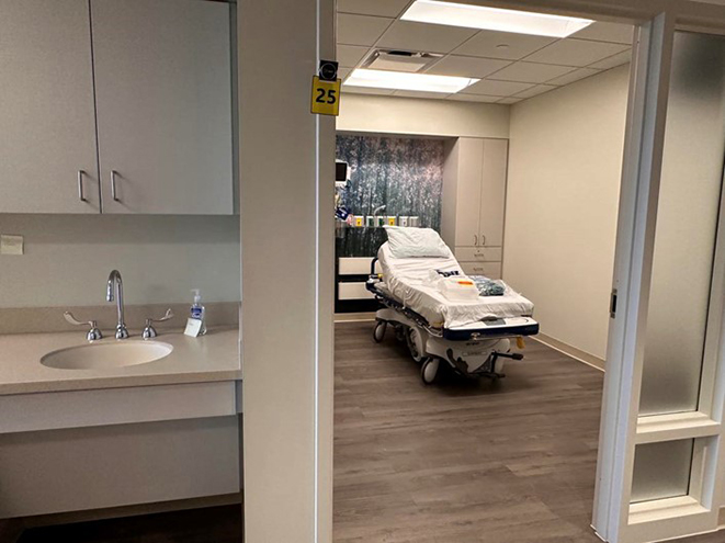 Community South Surgery Center patient room