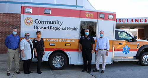 New ambulance at Howard Regional