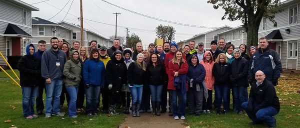 Community leaders service project in Kokomo, Indiana