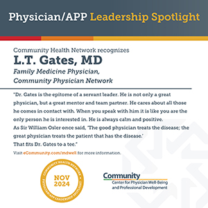LT Gates, MD, spotlight award