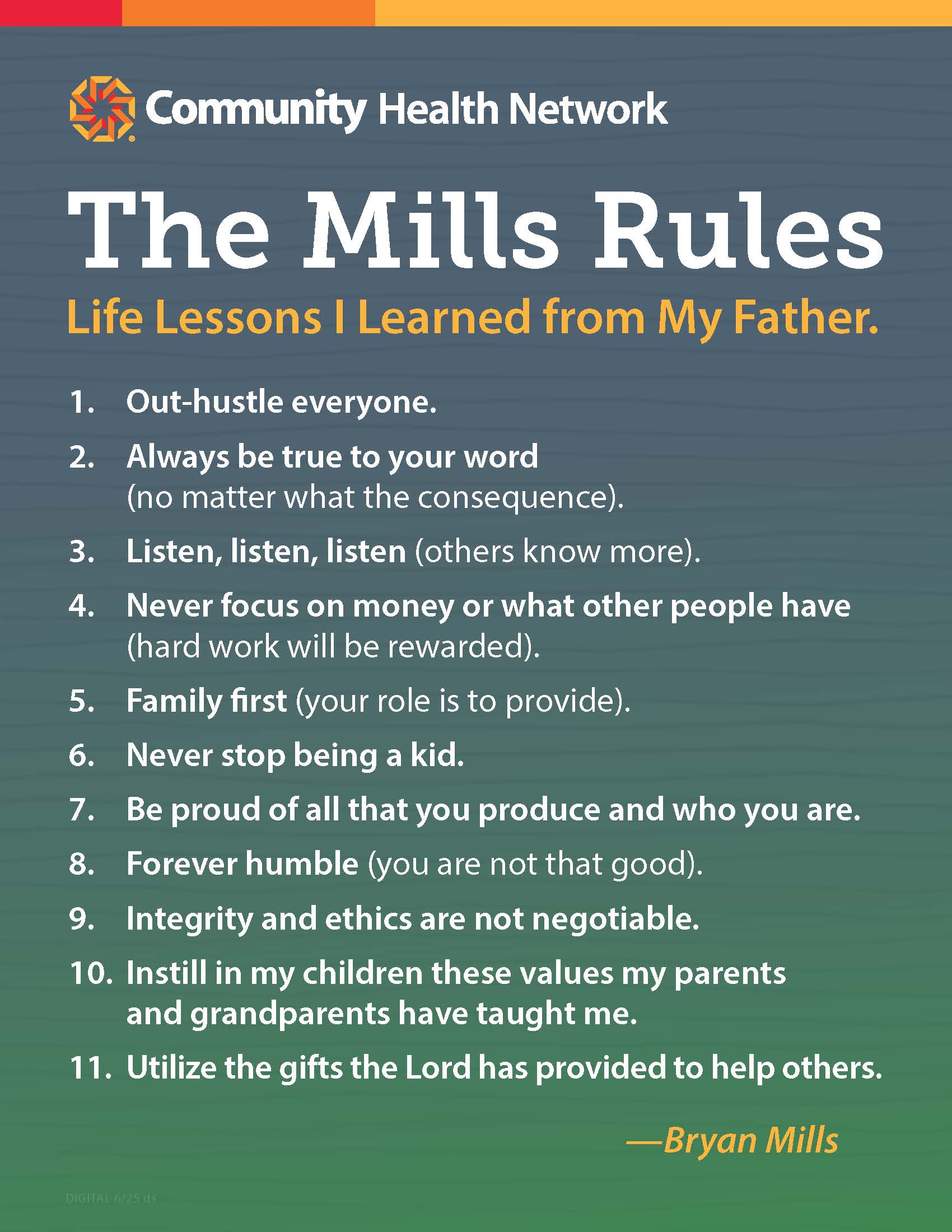 The Mills Rules
