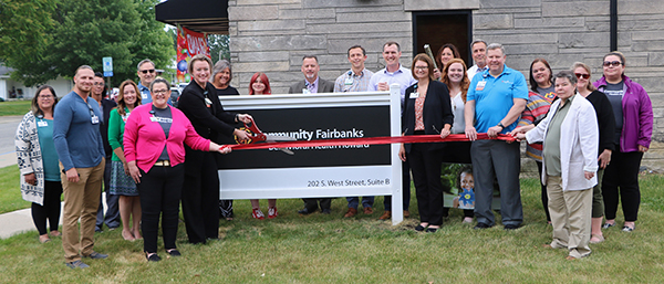 Ribbon cutting at expanded behavioral health outpatient clinic in Tipton, IN
