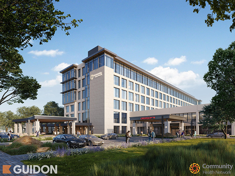 Westfield campus ED entry rendering