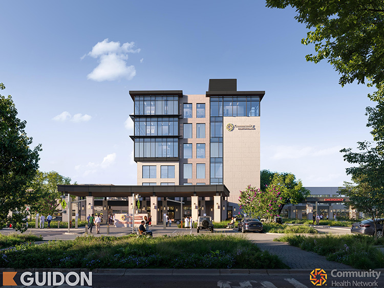 Westfield campus east elevation rendering