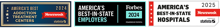 2024-2025 Newsweek and Forbes award badges