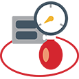 Blood pressure icon