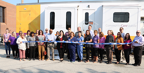 CareMobile Clinic Kokomo ribbon cutting 
