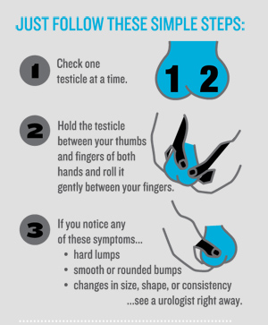 How to perform a self check for testicular cancer