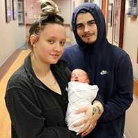 Community Howard new year's baby