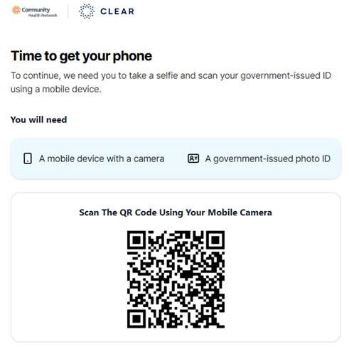 CLEAR verification for MyChart