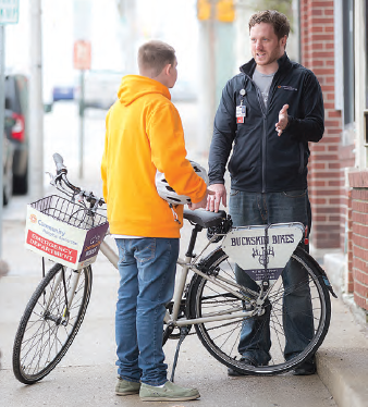 Community Bikes program at Anderson