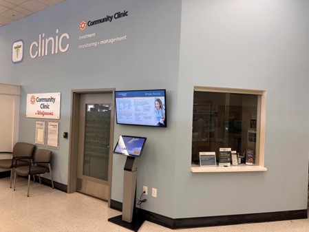 Community Clinic at Walgreens Noblesville interior