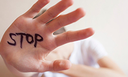 Hand with stop