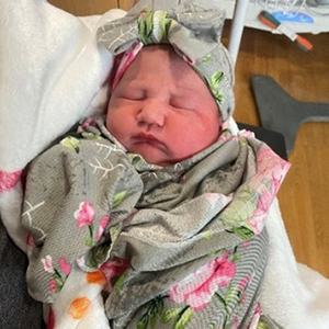 Hazel, CHA 2024 new year baby