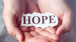 Hope on hands