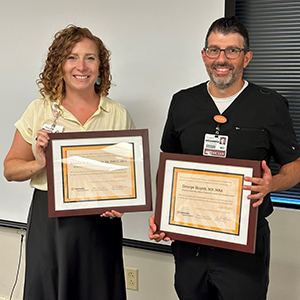 Angela Boyle and Dr. George Hoyek
