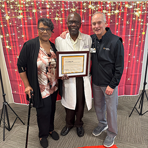 LT Gates, MD, spotlight award ceremony