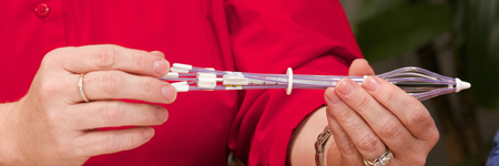 SAVI catheter radiation treatment