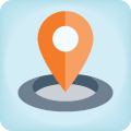 Map marker pin icon