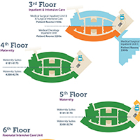 Community North Floor by Floor Map