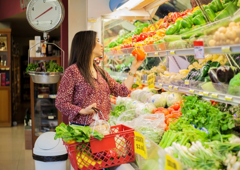 Recommendations for healthy grocery shopping