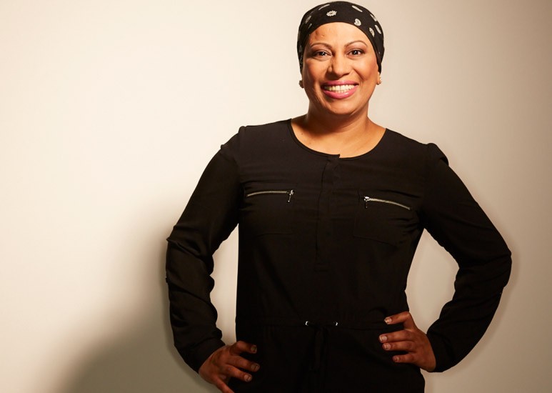 Kelly, breast cancer survivor and Community patient