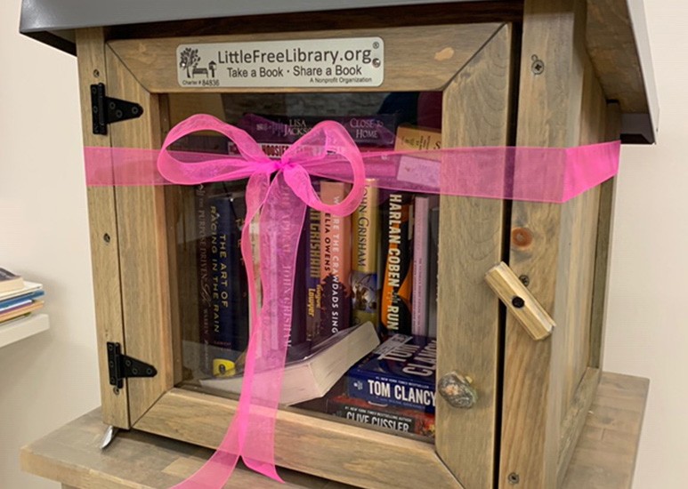 Little Free Library at Community Hospital North 