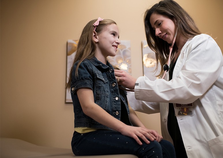 doctor with girl