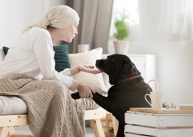cancer patient at home