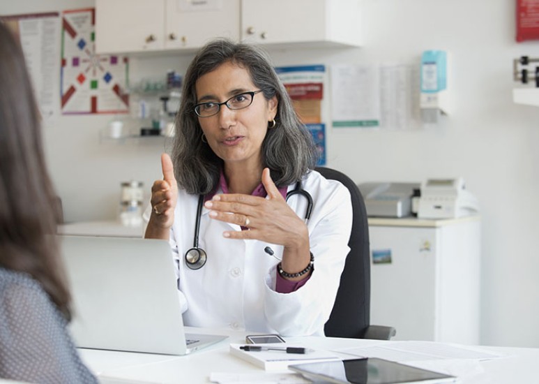 Doctor Talking about Pre-Pregnancy 