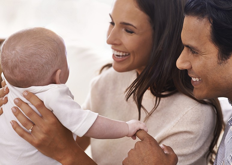 Parents with baby