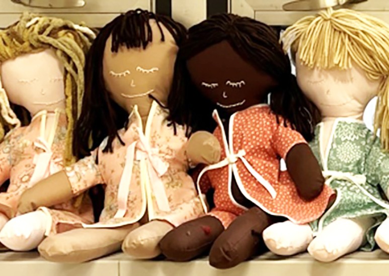 Doll Therapy Project hand-sewn dolls for patients