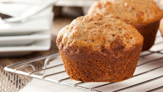 Pumpkin bran muffins for fall