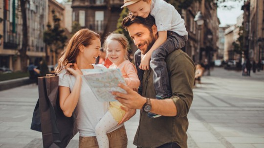 Family vacationing together