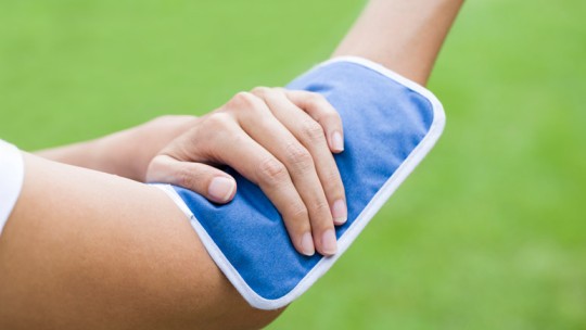Icing a sports injury