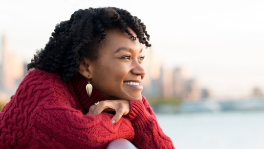Woman enjoying life