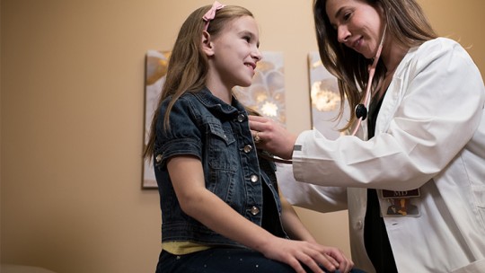 doctor with girl