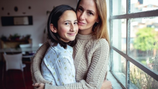 mother and teen daughter