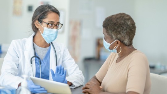 primary care provider and patient