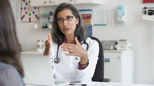 Doctor Talking about Pre-Pregnancy 