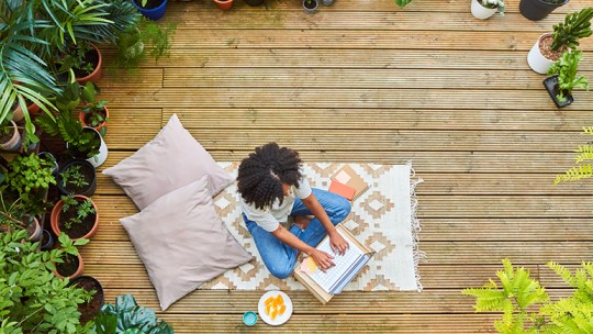 Woman making healthy life choices