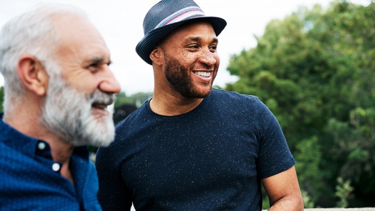 Healthy, pain-free man