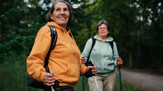 Women on a hike